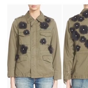Tu Es Mon Tresor Tulle Flower Military Jacket